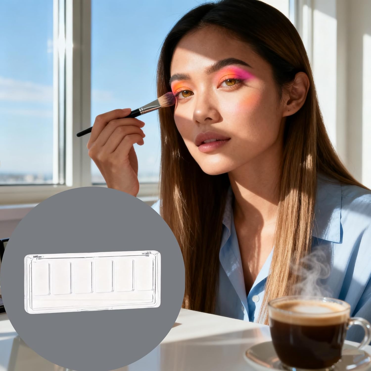 Empty Lipstick Palette Practical Cosmetic Organizer Empty Cosmetic Container Depotting Makeup Containers for Professional Makeup Storage and Display Solutions