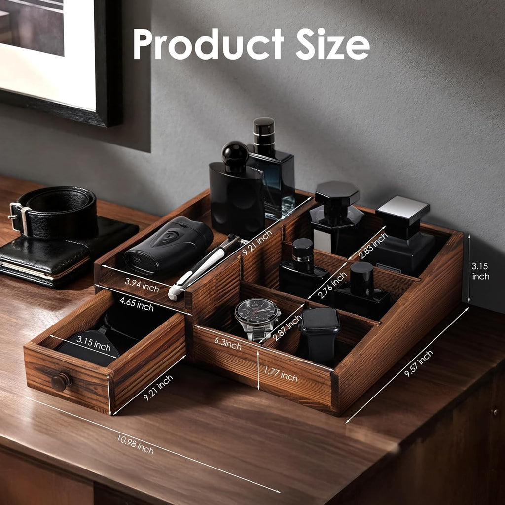 Cologne Organizer For Men,Perfume Organizer,Bathroom Organizers,Coffee Station Organizer,Shelf For Bathroom Counter,Counter Storage,Perfume Stand,Cologne Stand,Organizers for Vanity,Mens Gifts