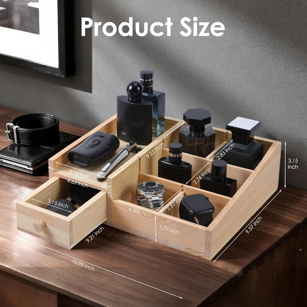 Cologne Organizer For Men,Perfume Organizer,Bathroom Organizers,Coffee Station Organizer,Shelf For Bathroom Counter,Counter Storage,Perfume Stand,Cologne Stand,Organizers for Vanity,Mens Gifts