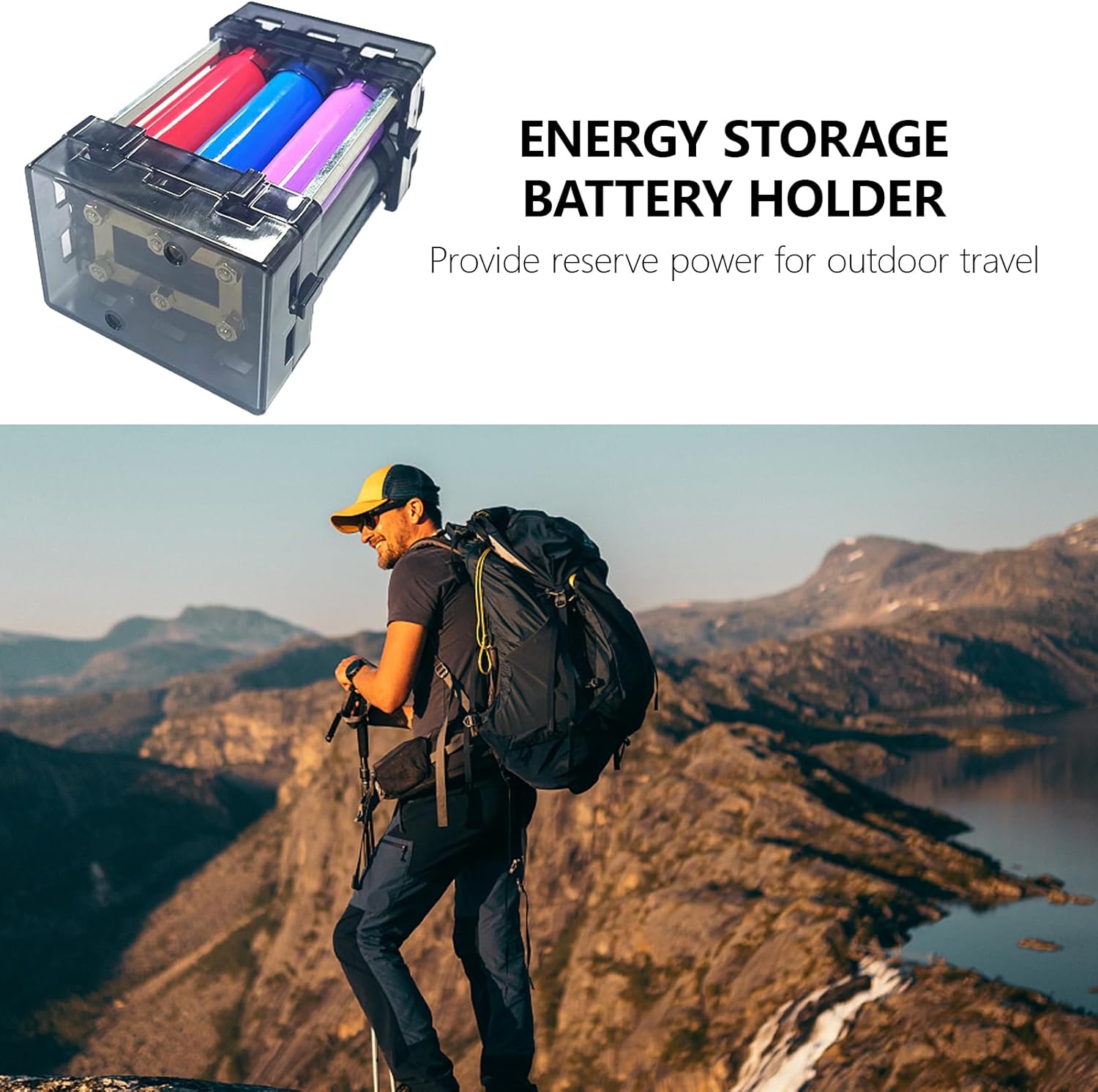 Splicable 18650 Battery Storage Organizers High Current No Soldering Need Bracket Systems No Soldering