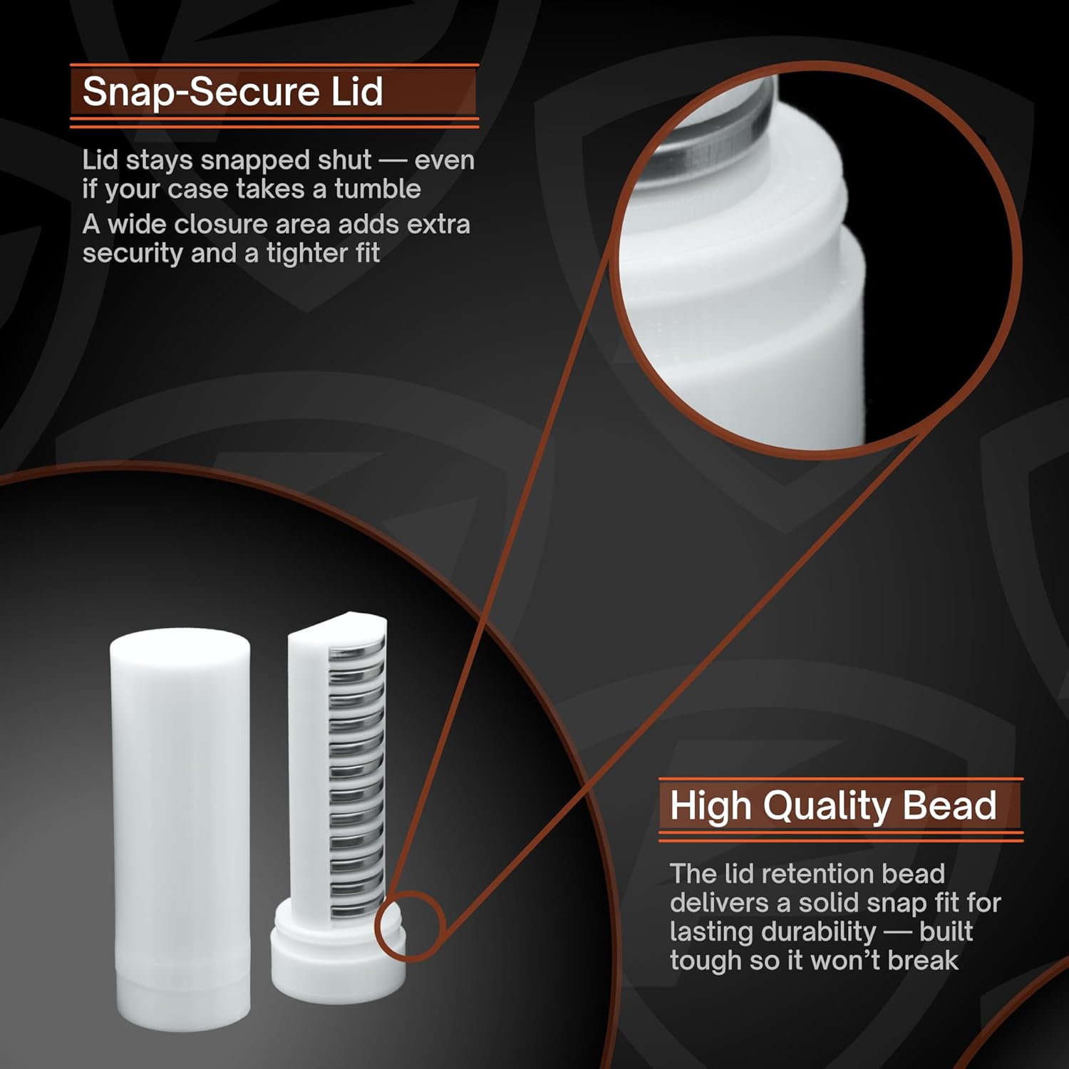 Slimline Coin CR2032 Battery Case, soft durable material - Pack of 2 (Holds 12 Batteries)