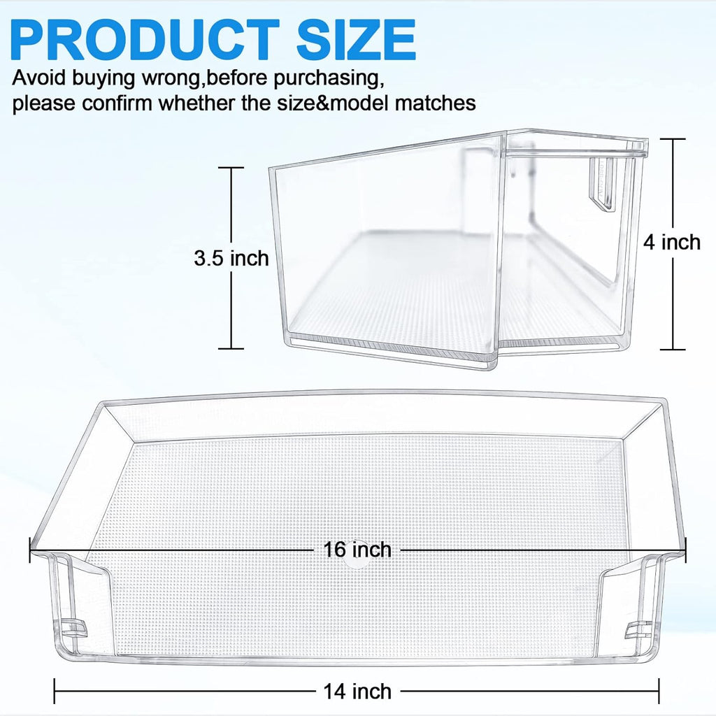 (2 PACK) [UPGRADED] W11239961 Refrigerator Door Shelf Replacement Compatible with Whirlpool Refrigerator Door Shelf Replace W10900538 WRS325SDHZ01 WRS321SDHZ01 WRS315 WRS325 Refrigerator Shelves Part