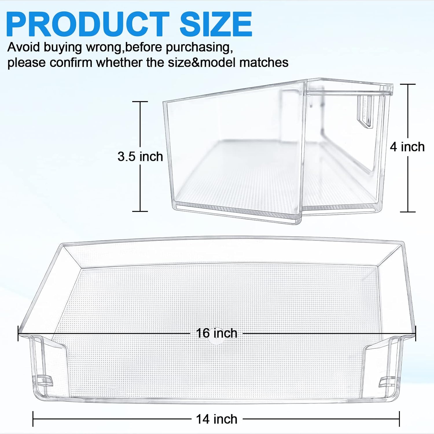 (2 PACK) [UPGRADED] W11239961 Refrigerator Door Shelf Replacement Compatible with Whirlpool Refrigerator Door Shelf Replace W10900538 WRS325SDHZ01 WRS321SDHZ01 WRS315 WRS325 Refrigerator Shelves Part