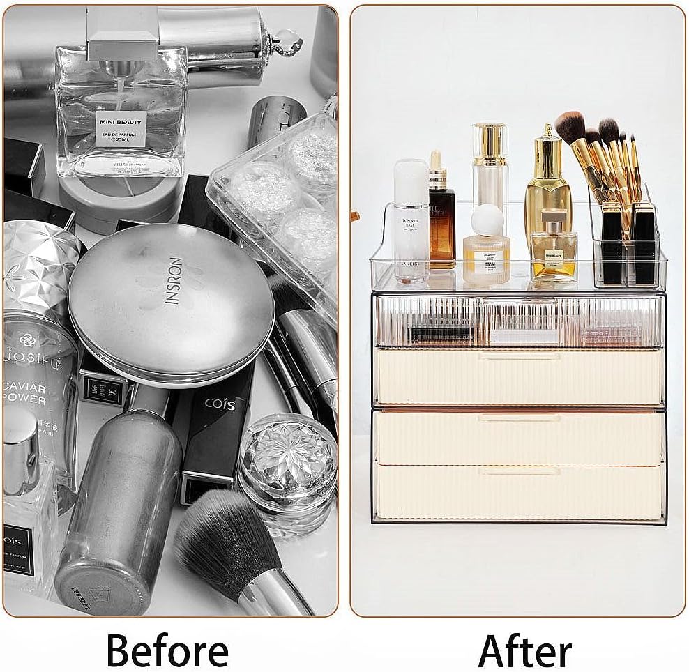 Makeup Organizer Countertop Large Cosmetic Display Cases Cosmetic Organizer Skin care Organizer