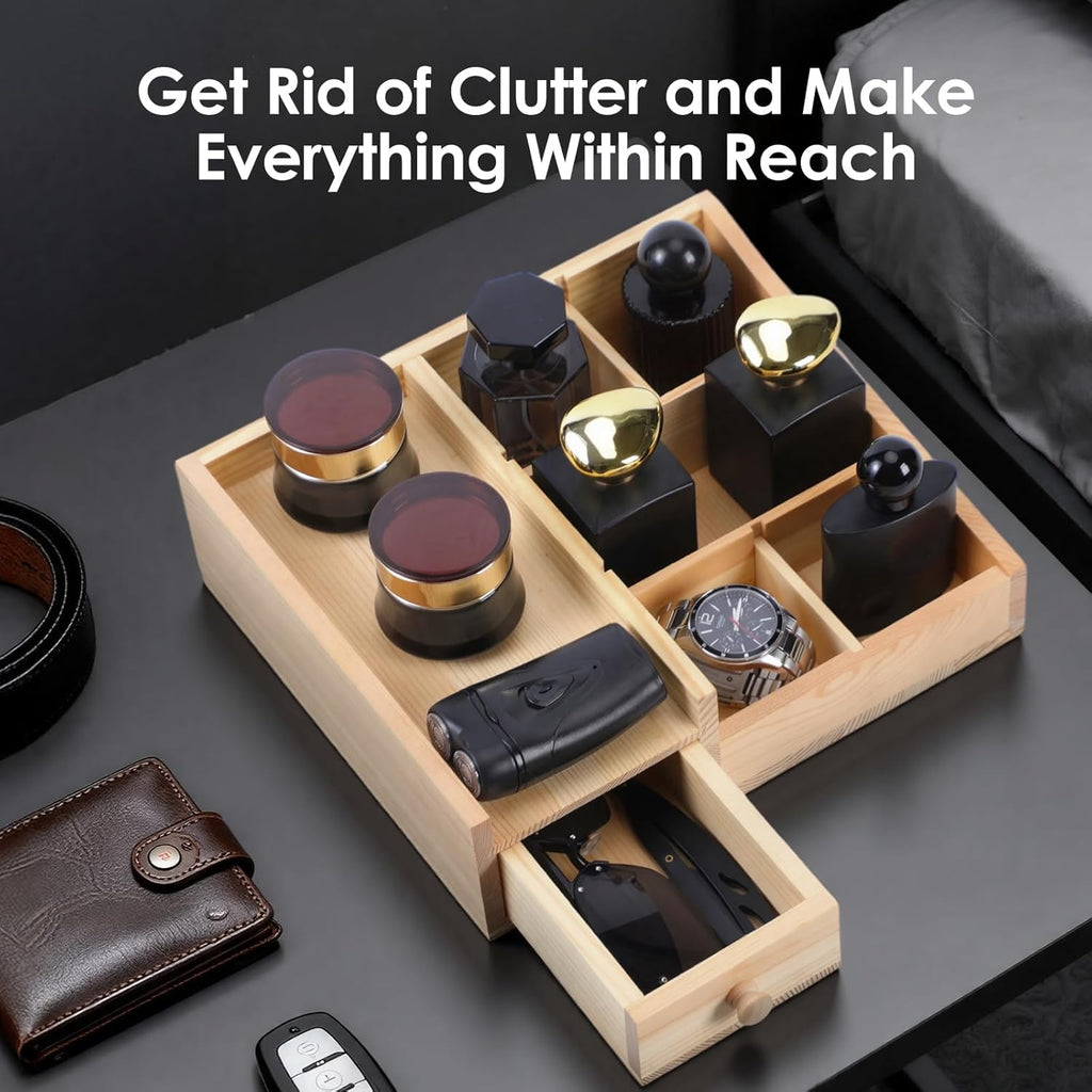 Cologne Organizer For Men,Perfume Organizer,Bathroom Organizers,Coffee Station Organizer,Shelf For Bathroom Counter,Counter Storage,Perfume Stand,Cologne Stand,Organizers for Vanity,Mens Gifts