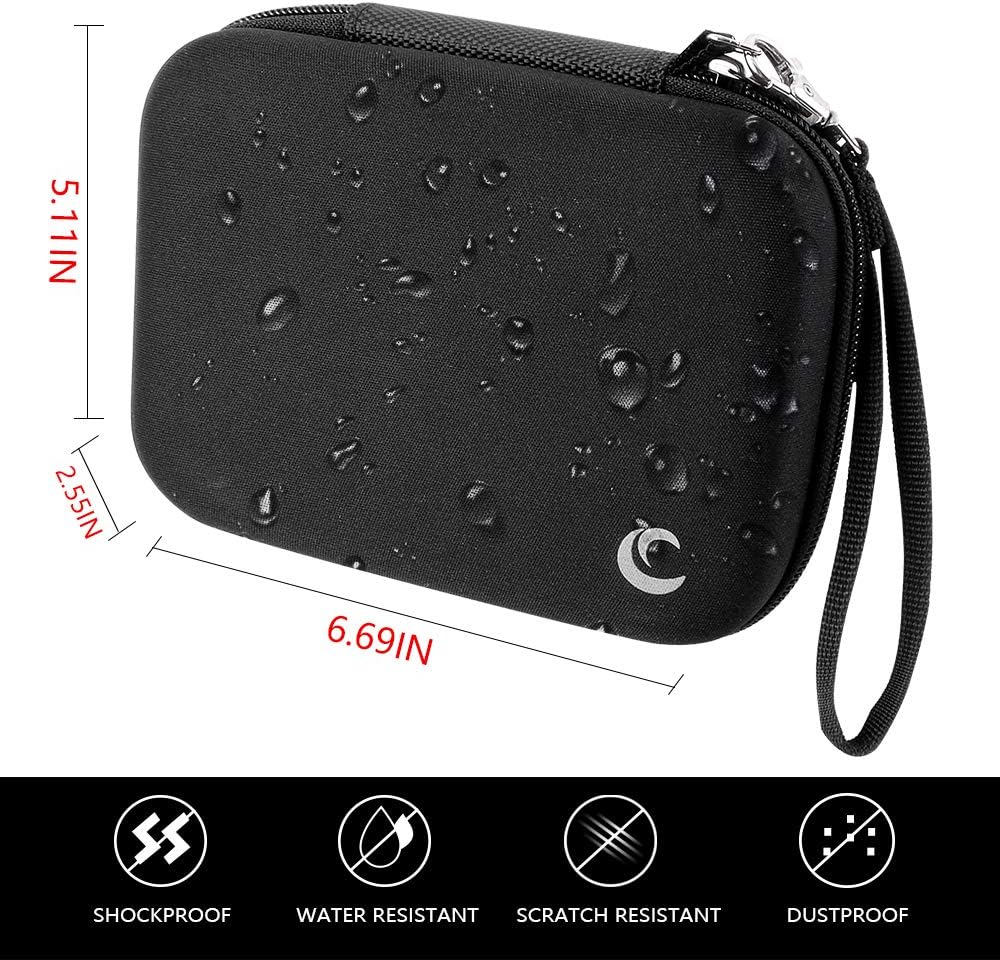 Comecase Hard Battery Organizer Storage Box Carrying Case Bag - Holds 32 x AA, 20 x AAA, Total 52 Batteries [Tester Not Included]