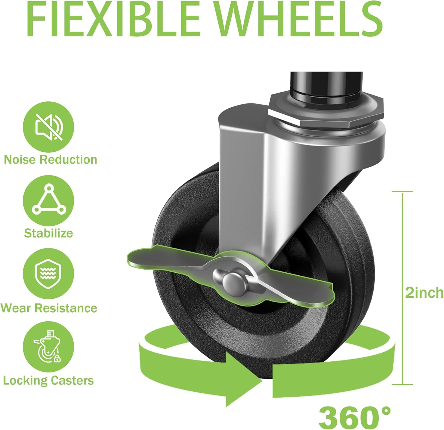 Rolling Utility Storage Carts with Wheels 3 Tier Heavy Duty Metal Cart 750Lbs Capacity Adjustable Kitchen Organizer Cart with Handle & Shelf Liner Commercial Grade Trolley for Indoor & Outdoor Use