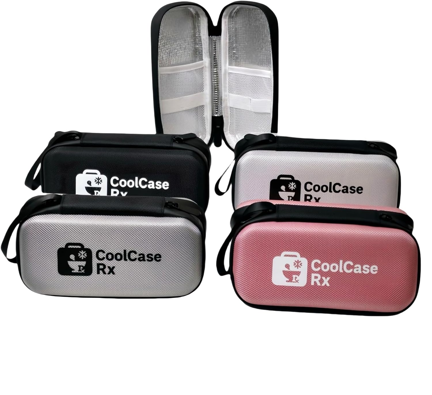 Insulin Cooling Case – Portable Travel Medication Bag with Ice Pack for Diabetes & Temperature-Sensitive Medicine (Gray)
