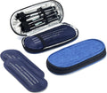 Insulin Cooler Travel Case, Medication Diabetic Cool Organizer Bag with 2 Ice Packs for Daily Life and Trip Use, Blue