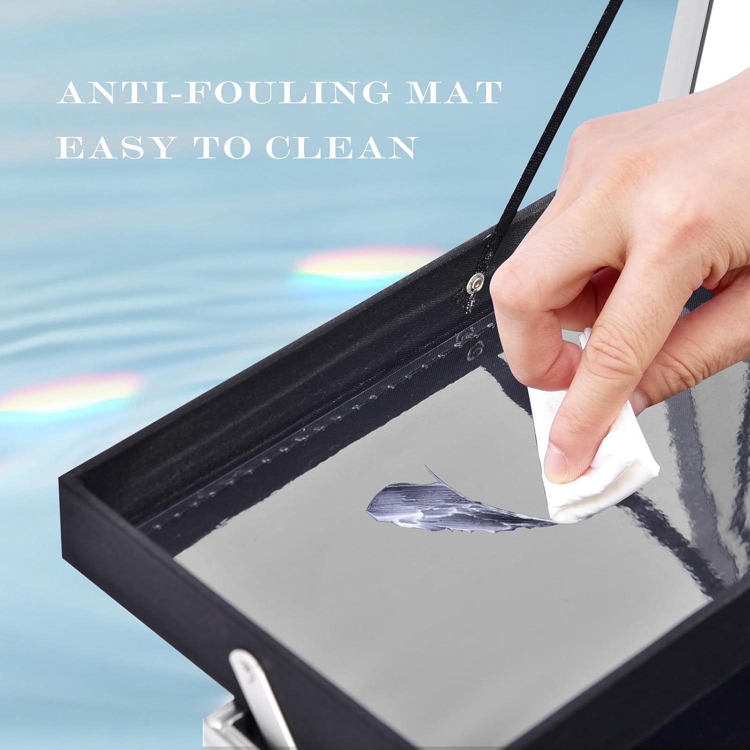 Joligrace Makeup Train Case Makeup Case Organizer Portable Cosmetic Box Storage with 2 Trays Mirror Locking with Keys Make Up Travel Case Nail Kits Traveling Makeup Box Shiny Silver