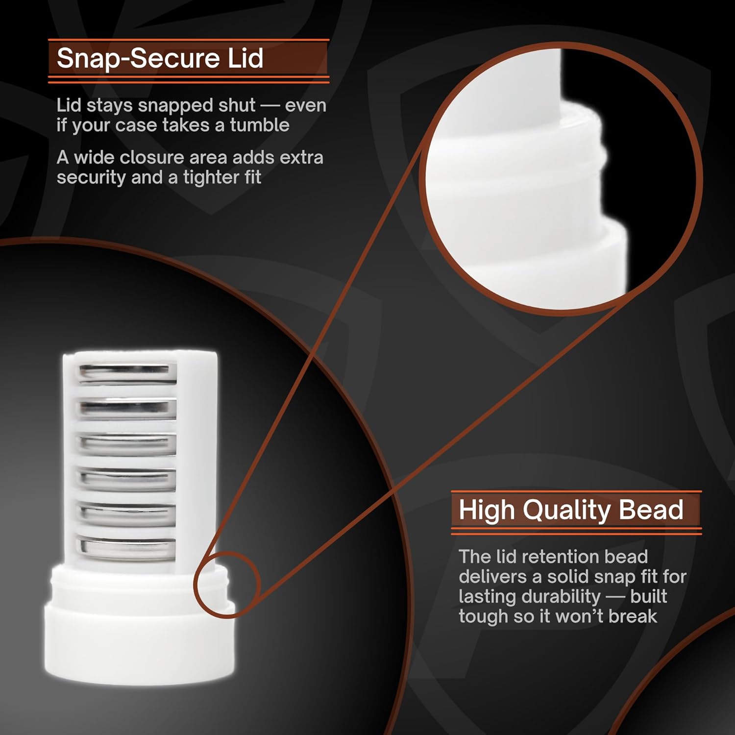 Slimline Coin CR2032 Battery Case, soft durable material - Pack of 2 (Holds 6 Batteries)