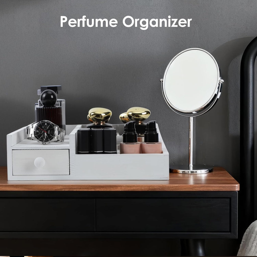 Cologne Organizer For Men,Perfume Organizer,Bathroom Organizers,Coffee Station Organizer,Shelf For Bathroom Counter,Counter Storage,Perfume Stand,Cologne Stand,Organizers for Vanity,Mens Gifts