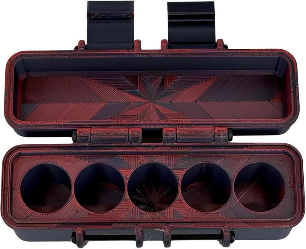 3D Printed Essential Oils Storage Case Compatible with Young Living 5ml Essential Oils - 5ml Bottle Storage Box with 30 Slots - Essential Oil Carrying Case, 16mm Max Diameter, 35mm Max Height