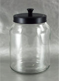 Grant Howard 59106 Storage Jar Black Matte Metal Top, 102 oz.