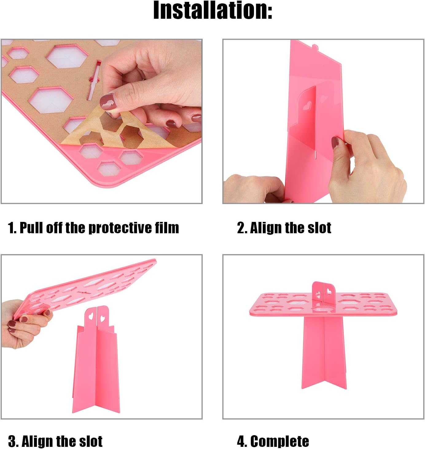 ZJchao Makeup Brush Drying Rack, 26 Hole Makeup Brush Holder Cosmetic Brush Dryer Stand with 2pcs Rack for Storing and Drying Brushes - for Makeup Artists and Cosmetics Lovers