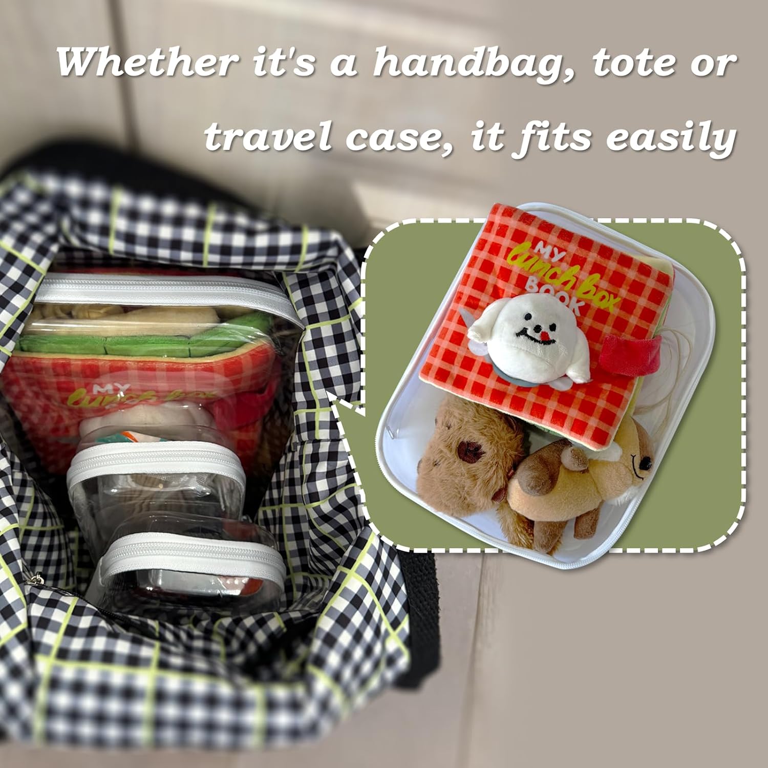 Clear Hard Zipper Case for Storage, Durable Clear Zipper Pouches, Hard Plastic Zippered Pouch for Snacks Toy Travel Organizer