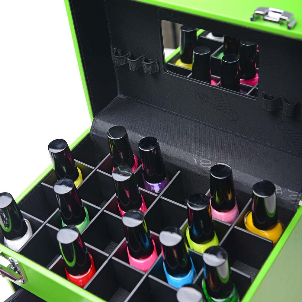 SHANY Color Matters - Makeup Travel Case Nail Accessories Organizer and Makeup Train Case - Makeup Storage Box - Bird of Paradise