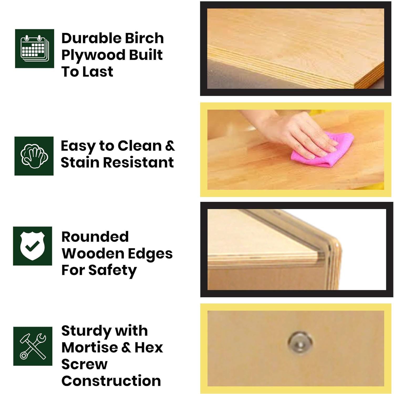 Contender 25 Cubby Birch Plywood Tray Storage Cabinet, Office and Homeschool Organizer for Toys, Books, Art and Craft Supplies, Greengaurd Gold Certified