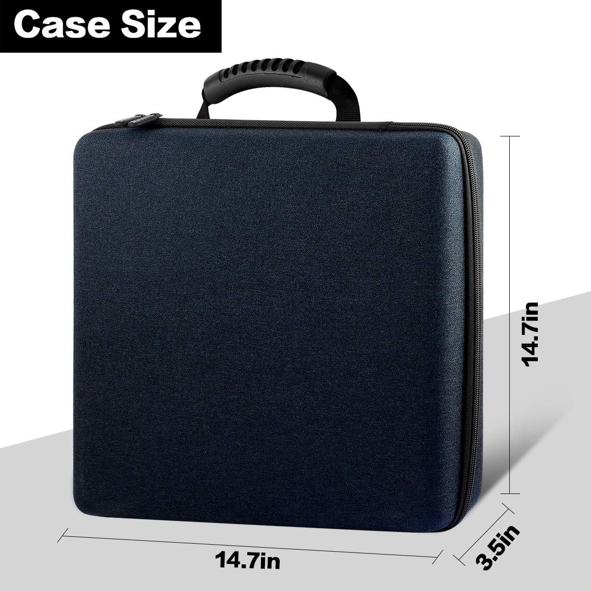 Comecase Extra Large Battery Organizer Storage Box, Garage Carrying Case Bag Holder - Holds Up to 300+ Batteries AA AAA C D 9V Lithium 3V with Battery Tester (Batteries are Not Included)