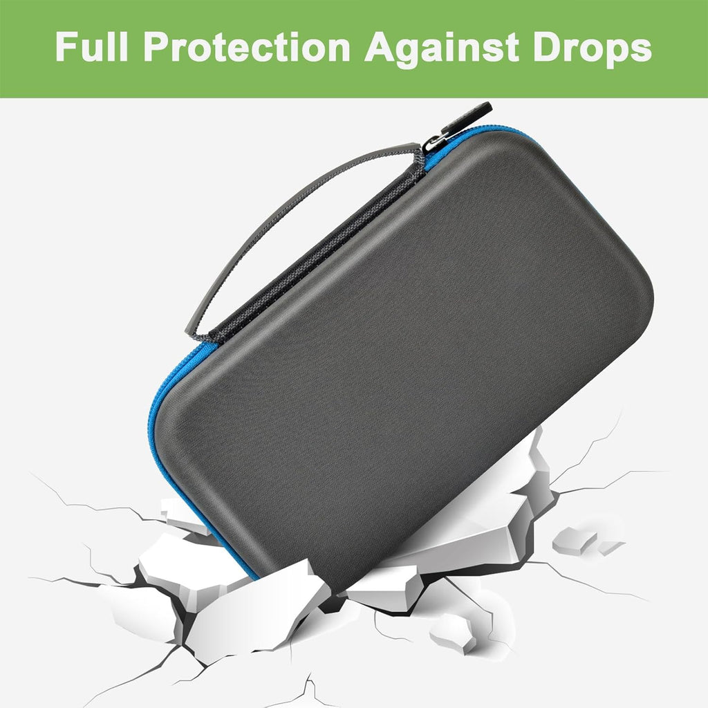 ALKOO Battery Organizer Storage Holder Case Box for 69+ Batteries AA AAA C Cell 9V 3V Lithium - No Tester Included (Blue)