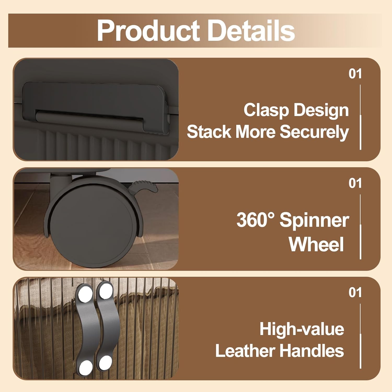 SAILUN 87Gal/348Qt Stackable Storage Bins Folding Collapsible Storage Bins with Lid, Closet Organizers and Storage, Black 26" W x 17" D x 43.7" H