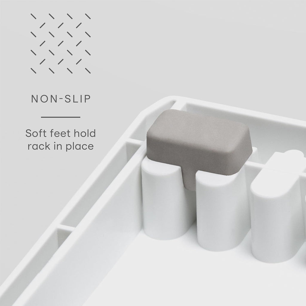 YouCopia StoreMore Cookware Rack with Tall Steel Wires, Adjustable Pan and Lid Organizer for Kitchen Cabinet Storage, Classic Edition