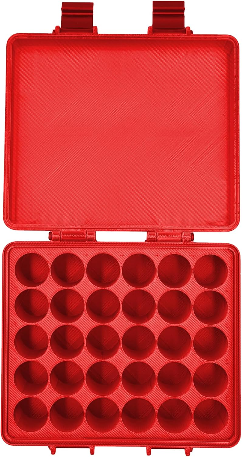 3D Printed Essential Oils Storage Case Compatible with Young Living 5ml Essential Oils - 5ml Bottle Storage Box with 30 Slots - Essential Oil Carrying Case, 16mm Max Diameter, 35mm Max Height