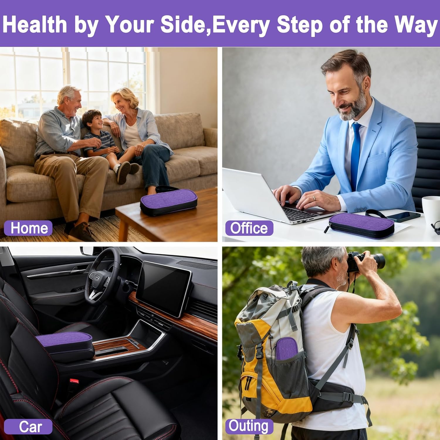 Insulin Cooler Travel Case with 90g TSA Approved Ice Packs – Insulated Diabetic Medication Bag for Insulin Pens & Supplies – Compact & Waterproof for Daily Use & Travel