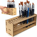 Paint Brush holder. Large Capacity Paint brush organizer and Art Supply Organizer kit for table and wall miniatures modeling crafts