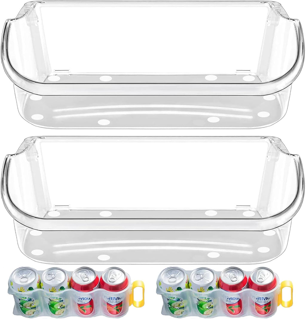 UPGRADE 240356402 Refrigerator Door Bin Replacement Part, Compatible with Frigidaire Refrigerator Door Shelf LFSS2612TF0 FFSS2615TS0 FGHS2631PF4A FGHS2655PF LGUS2642LF1 LFSS2612TE0 Door Bin(2-Pack)