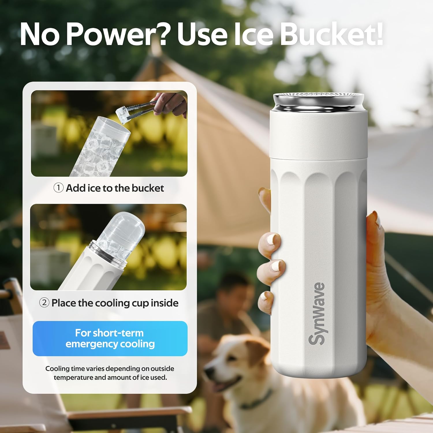 Insulin Cooler Travel Case for 4 Pens,Medication Cooler for Travel with Temp Display&Ice Packs，Diabetic Insulin Case with Portable Cup Sleeves，Supports Mobile Power Cooling，TSA Approved(White)