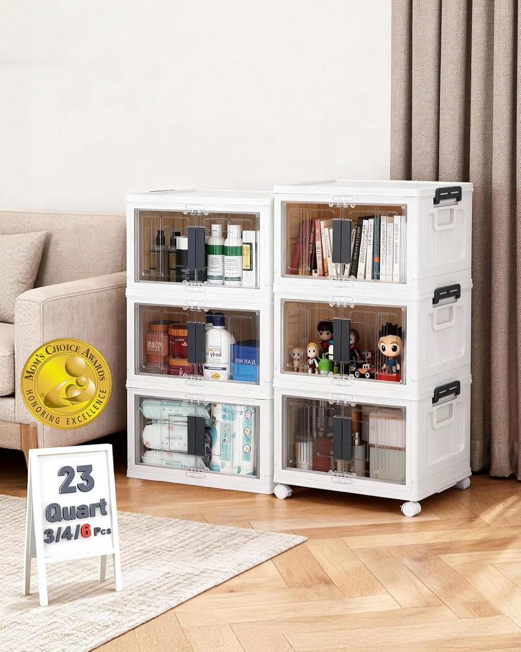 OlarHike Light daily necessities storage bins SBL7V2 folding 23QT 6PACK