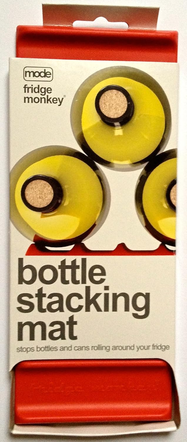 Cooks Innovations Drink Organizer for Fridge, Soda Can Refrigerator Organizers and Storage, Beer-Wine-Water Bottle Holder, Fridge Monkey - Durable Non-Slip&Roll