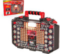 Ontel Battery Daddy Storage & Organizer Case with Light and Tester, Stores & Protects Over 200 Batteries, Double-Sided, Durable Design with Clear Locking Lid, Secure Latches & Portable Carrying Handle