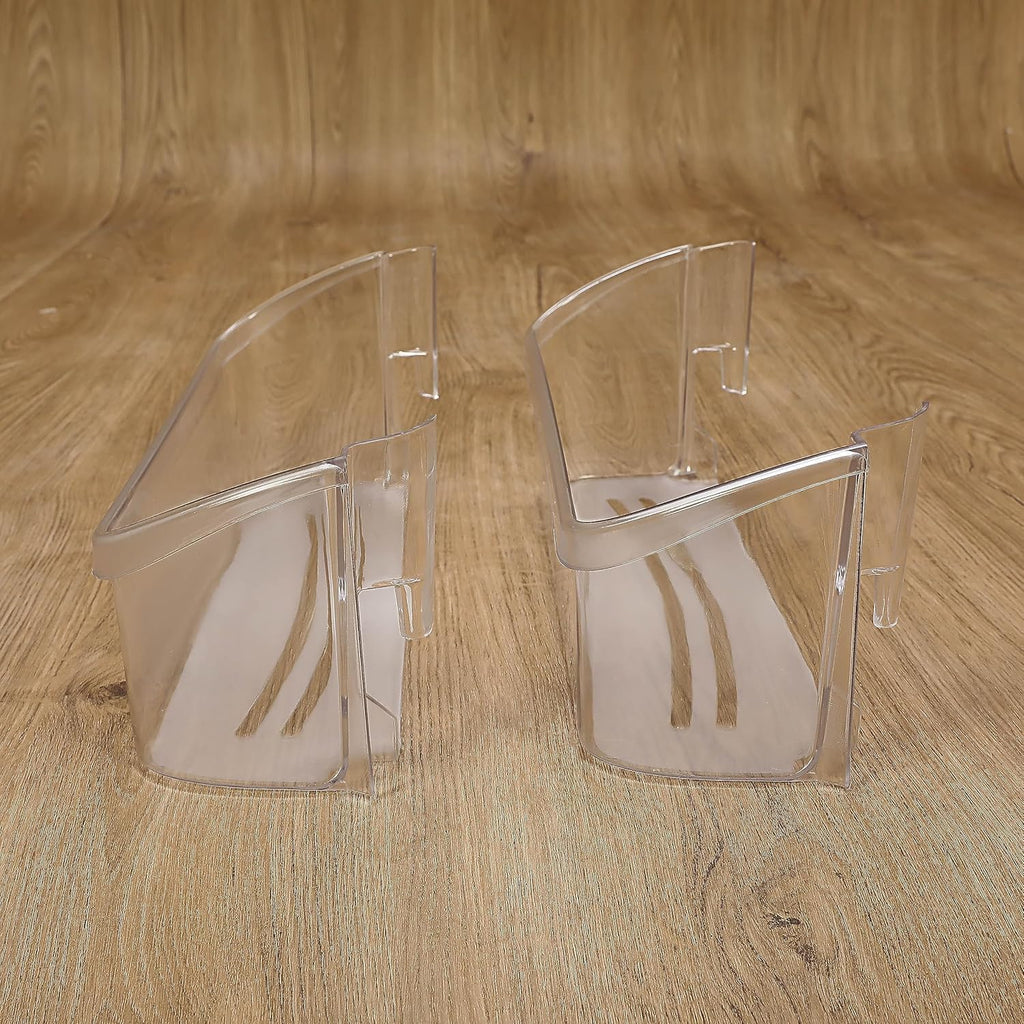 2 pk Refrigerator Door Shelf Bin Compatible with Frigidaire FRS26KF6EWB FRS26KF6EWC FRS26KF6EWE FRS26KF6EWF FRS26KF6EWG FRS26KF6EWH FRS26KF6EWJ FRS26KF6EWK FRS26LF8CB0 FRS26LF8CB1 FRS26LF8CB2