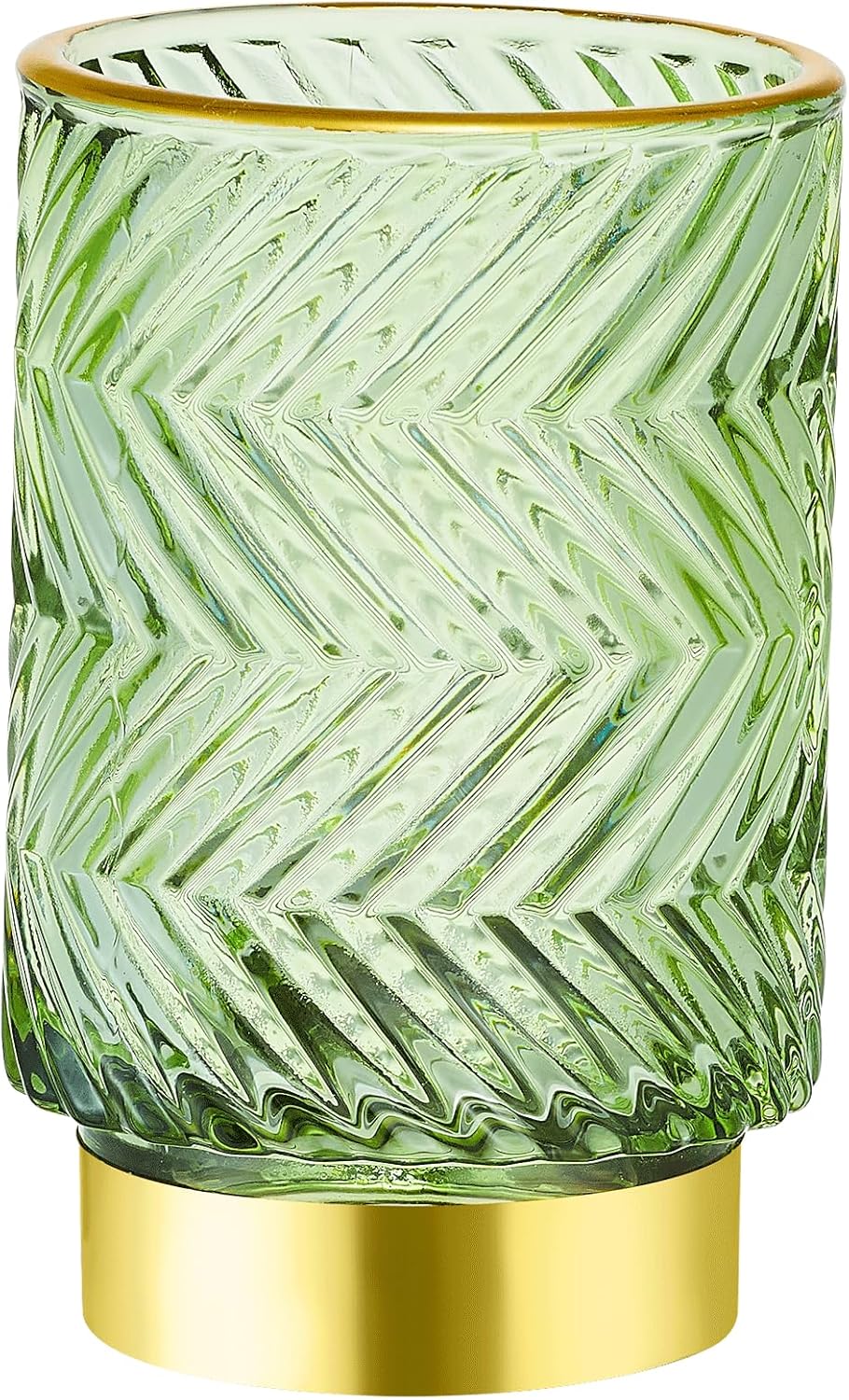 Makeup Brush Holder Organizer,Toothbrush Holders,Desk Pen Pencil Holder,Multifunctional Vintage Glass Brush Cup（A40-1-US）