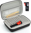 Battery Organizer Storage Case with Tester for AA AAA Button Battery Holder Carrying 3 Batteries Variety Pack 88 Batteries Zipper Mesh Bag (Batteries Not Included)