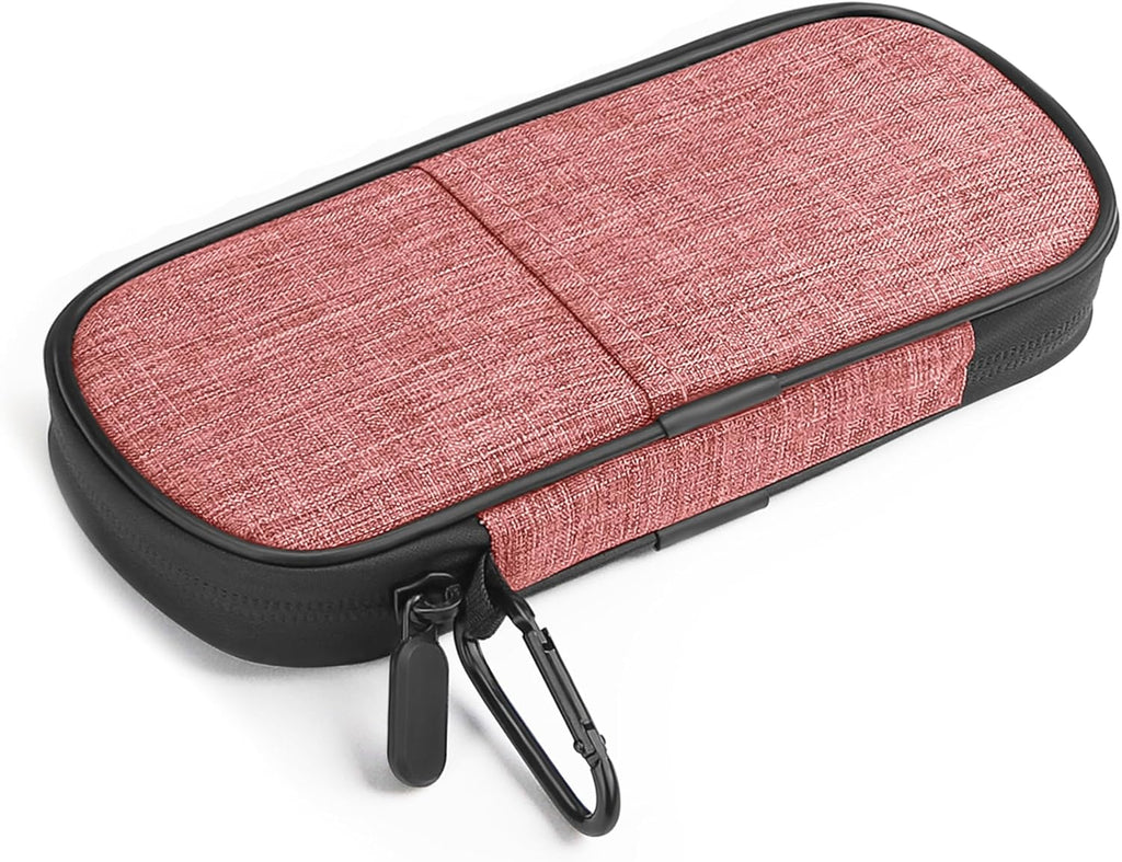 Insulin Cooler Travel Case Diabetic Medication Insulated Cool Organizer with 2 Reusable Ice Packs for Insulin Pen and Other Diabetic Supplies, for the Daily Life and Trip(Pink)