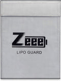 Zeee Fireproof Lipo Battery Bag Explosion-Proof Charging & Storage Organizer to Protect Your Gear
