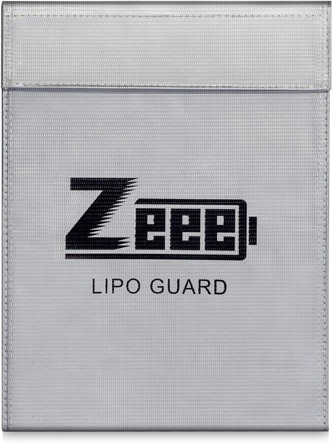Zeee Fireproof Lipo Battery Bag Explosion-Proof Charging & Storage Organizer to Protect Your Gear