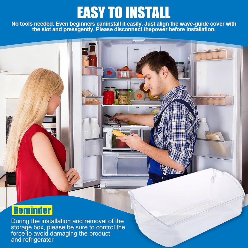 5304512643 Bin-Door Compatible with Electrolux Frigidaire FGHB2868TF4 LGHB2869TD1 Fridge Door Shelf. 5304512643 Refrigerator Door Bin Replace AP6285984 4584756 EAP12365180 PS12365180 Shelf Bin