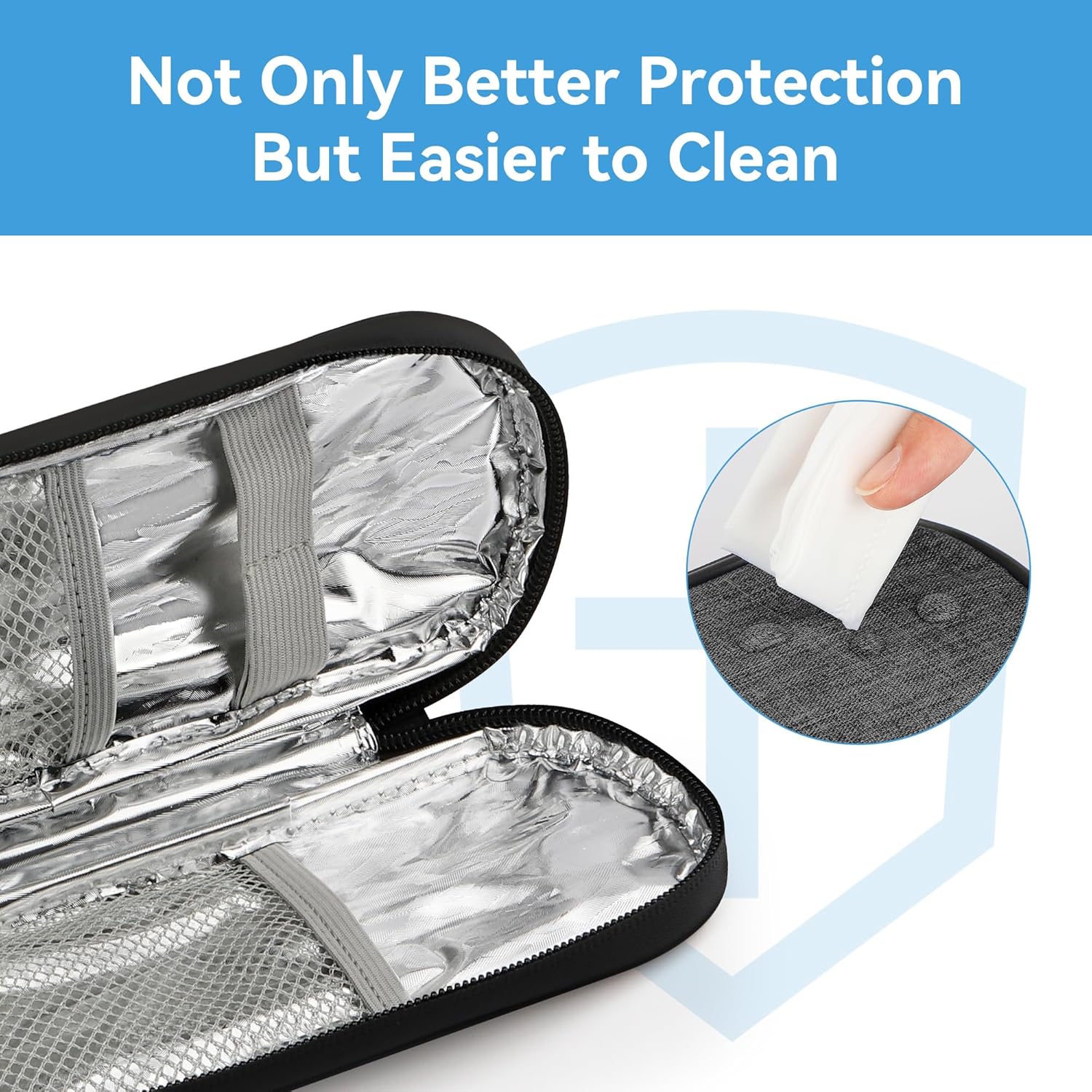 Insulin Pen Cooler Travel Case Diabetic Medication Insulated Cool Organizer with 2 Reusable Ice Packs for Insulin Pen and Other Diabetic Supplies, for the Daily Life and Trip(Grey)