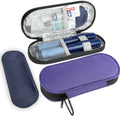 Insulin Pen Cooler Travel Case with TSA Approved Ice Packs,Diabetic Medication Insulated Cool Organizer,Insulin Pen and Other Diabetic Supplies, for the Daily Life and Trip Purple