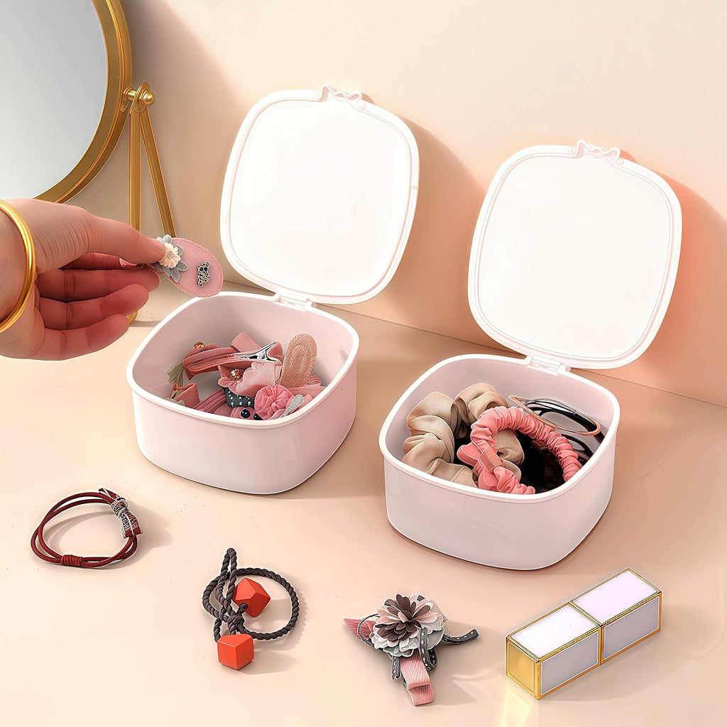 Small Hair Accessories Organizer Box For Girls Kids Teens Women, Hair clips/Ties/bands/pins/barrettes/scrunchies Organizer and Storage! (Horse)