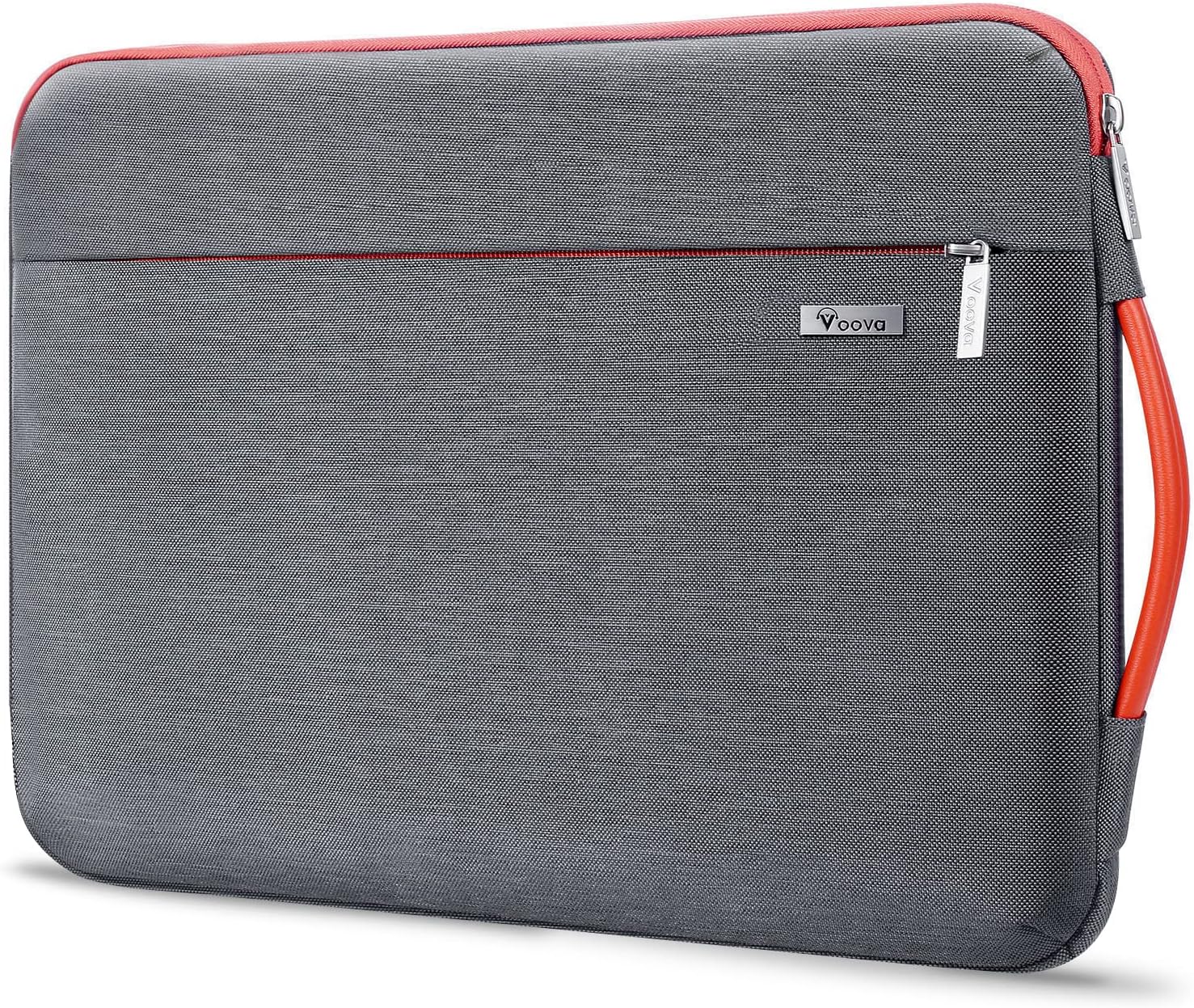 Voova Laptop Sleeve Case 13 13.6 Inch with Handle, 360°Protective Waterproof Slim Computer Bag Cover Compatible with MacBook Air 13 M1/M2/M3/M4 2020-2024, MacBook Pro 13, IPad Air/Pro 13, Grey