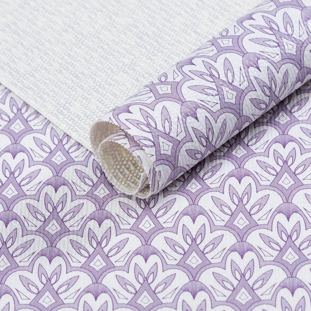 1 Rolls 12" W x 360" L Floral Drawer and Shelf Liner for Cabinets, Non-Adhesive Strong Grip Non-Slip Flower Shelf Cabinet Kitchen Shelf Liners for Kitchen Cabinets