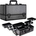 Ver Beauty Professional Train Makeup Case Organizer (Black Crystal)