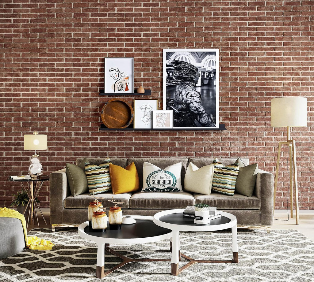 Infinite Design 48 Inch Modern Floating Metal Wall Shelf - 1 Shelf, Black, Heavy Duty, Powder Coated, Wall Mount, Kitchen, Bedroom, Office, Living Room